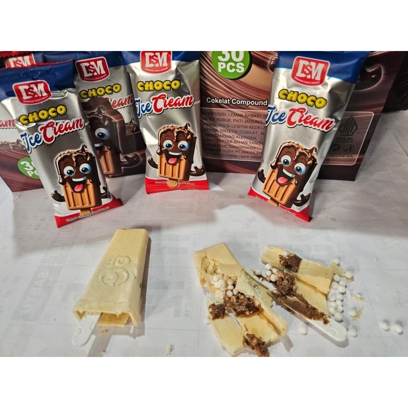 

Cokelat Stick Bentuk Ice Cream isi 30 pcs