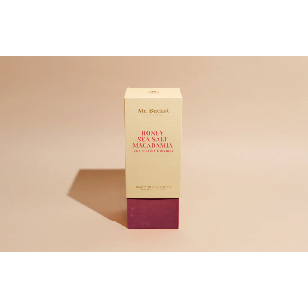 

Mr Bucket Chocolatier Honey Sea Salt Macademia