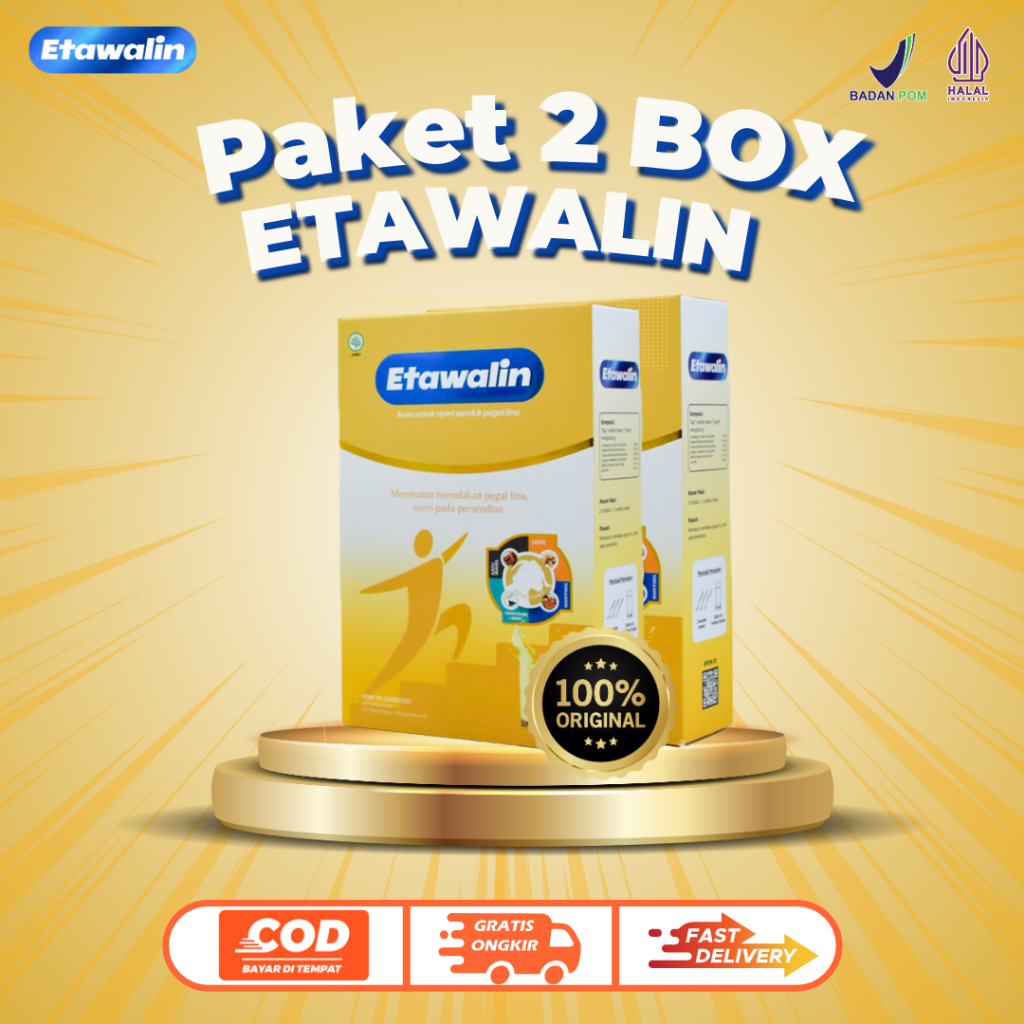 

Etawalin Solusi Mengatasi Asam Urat dan Tulang ORI 2 Box