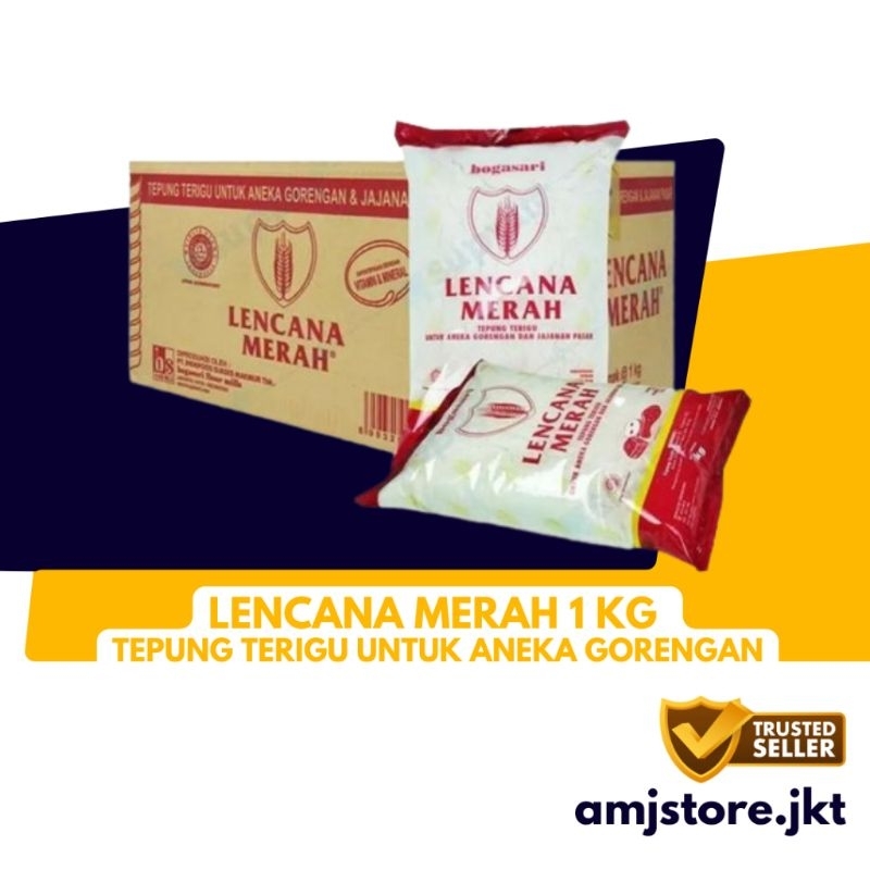 

TEPUNG LENCANA MERAH 1KG 1 DUS ISI 12 PCS