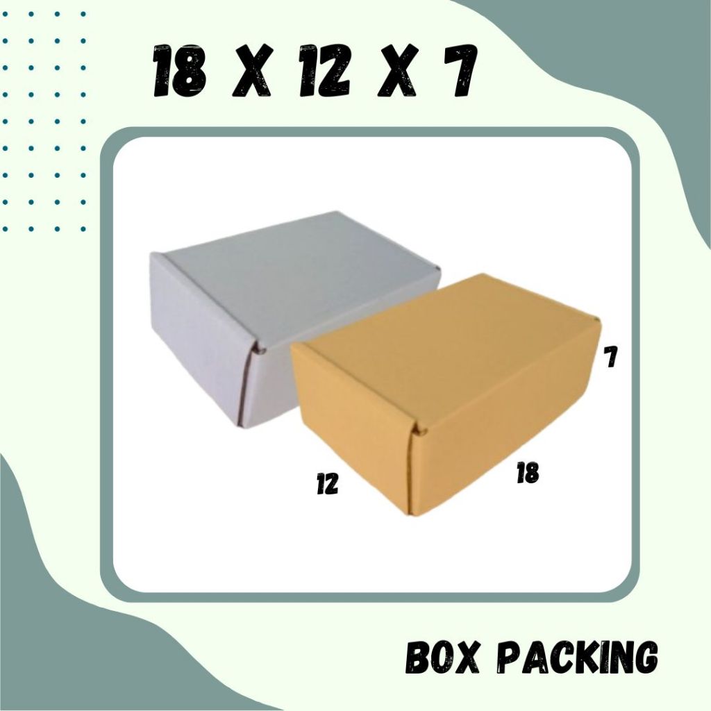 

Kardus 18x12x7 LS Box Hampers Packing Kotak Kemasan Karton Souvenir Dus Minyak Wangi Kosmetik