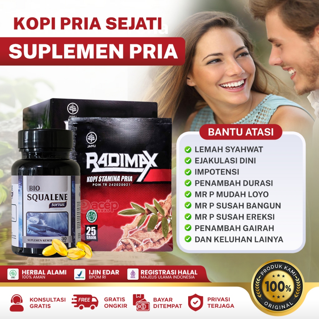 

Kopi dan Suplemen Untuk Mengatasi Keluhan Lelaki Bio Squalene