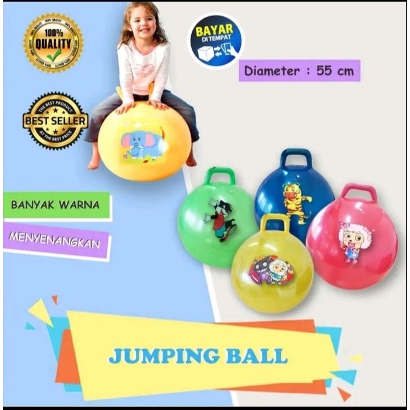 Mainan Jumping Ball / Mainan Bola Karet Jumping Anak