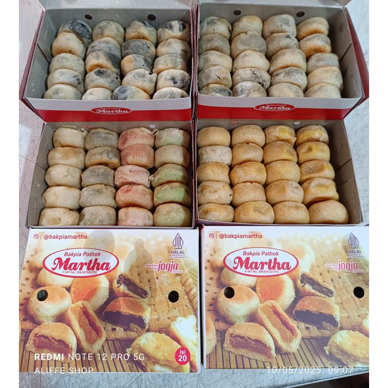 

bakpia pathok martha best seller mix rasa- aneka rasa