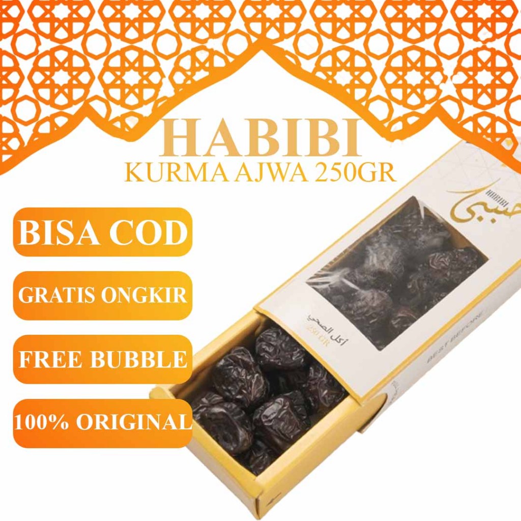 

Kurma Ajwa Jumbo Premium HABIBI 250Gr