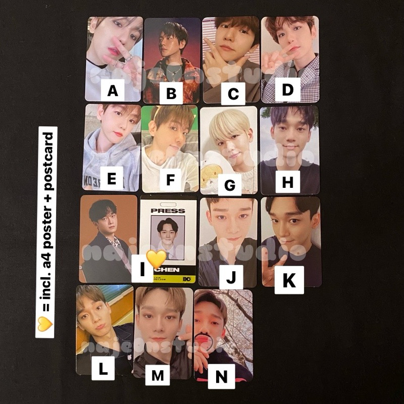 [READY] OFFICIAL PHOTOCARD CHEN BAEKHYUN EXO TEOLAEGI PINK CHRISTMAS SG2024 DMUMT APRIL LUCKY ONE ME