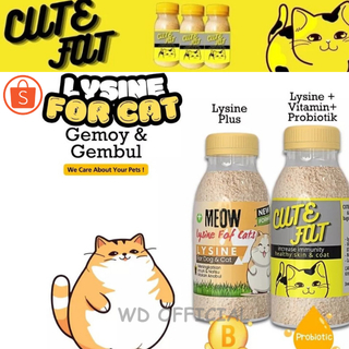 VITAMIN PENGGEMUK KUCING DAN VITAMIN BULU - CUTE FAT Vitamin Bulu Dan Vitamin Penggemuk Kucing