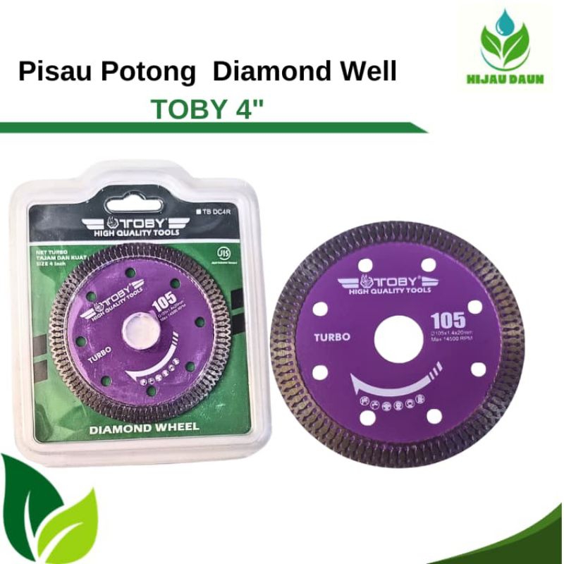 

Diamond Blade/Pisau Potong/ Diamond Well TOBY 4