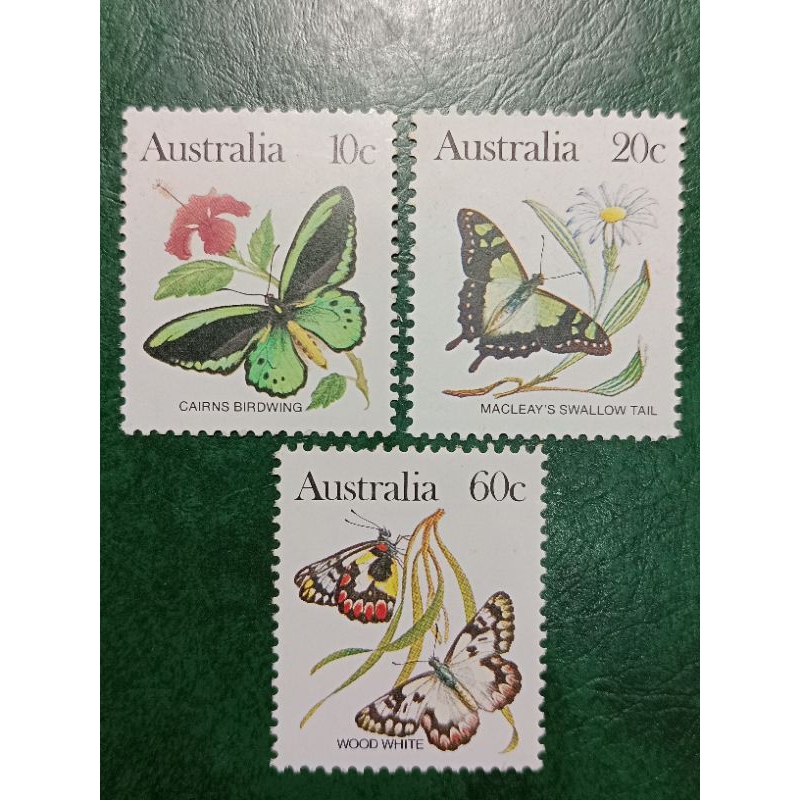 

Prangko Australia 3 Pcs Campur Motif Kupu-Kupu Tahun 1983 UN USED