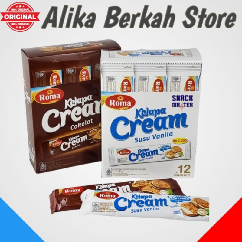 

Roma Kelapa Cream Box isi 12 pcs 42gr