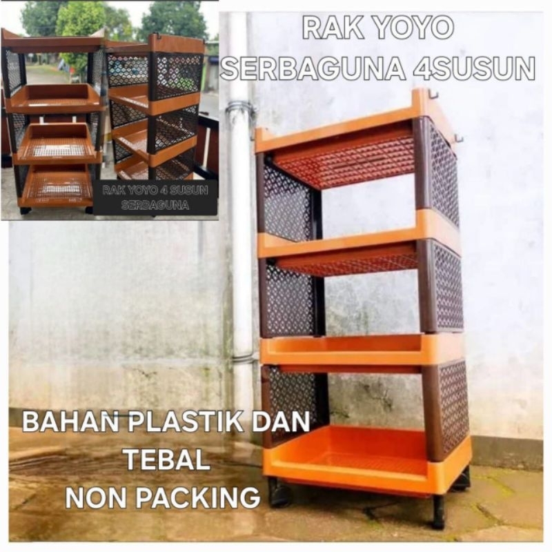 (RAK YOYO 4 SUSUN) Rak Yoyo Serbaguna 4 susun