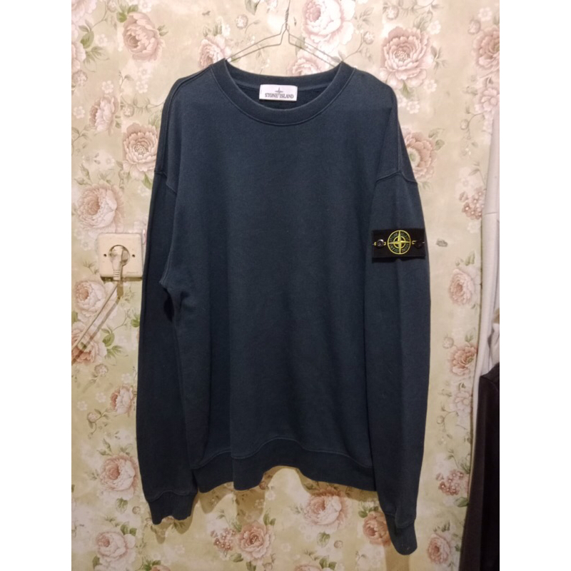 crewneck stone island second deep teal