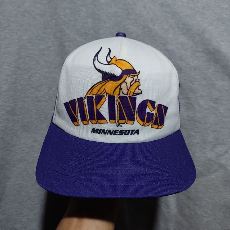 topi NEW ERA VIKINGS MINNESOTA NFL vintage snapback trucker hat official original