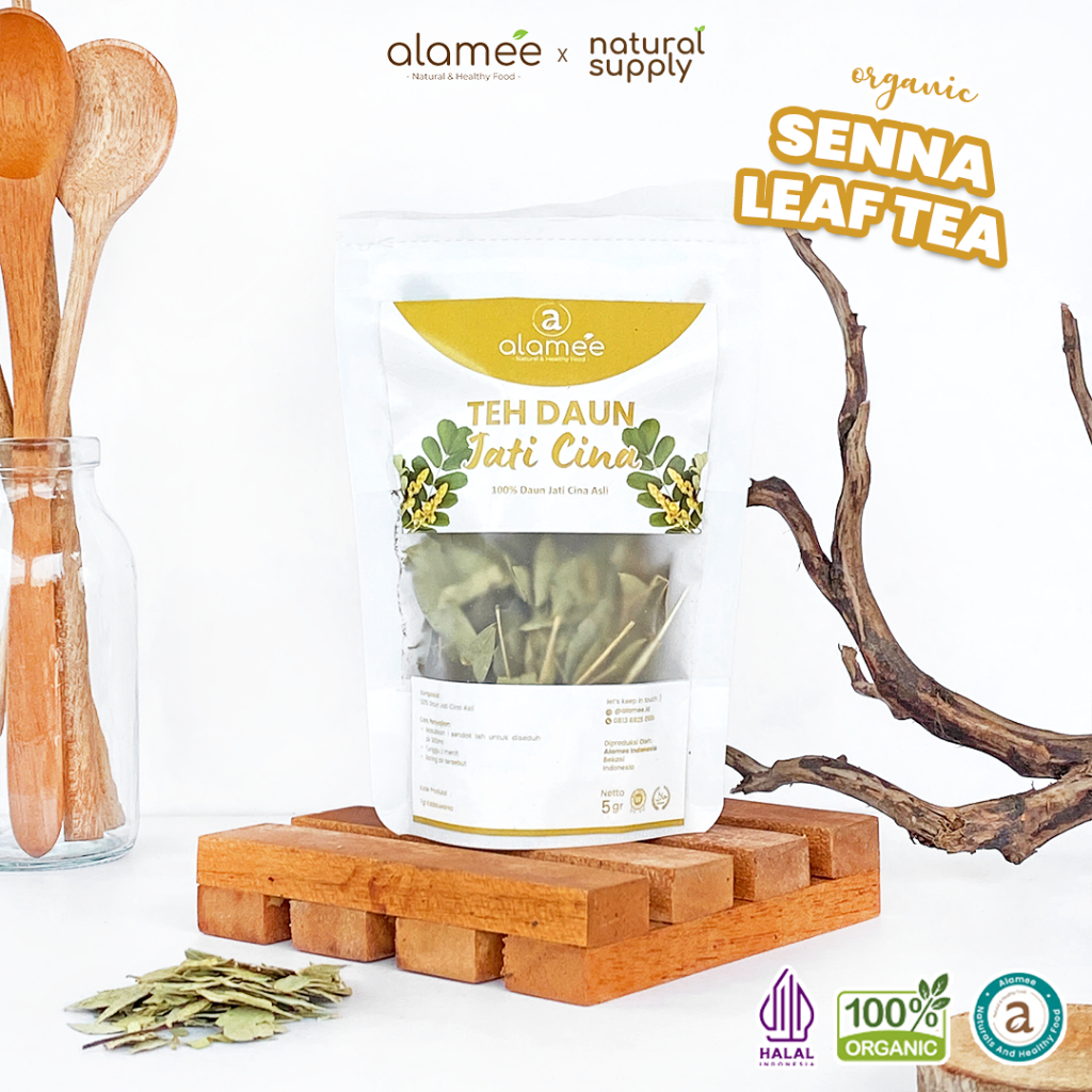 

Teh Daun Jati Cina Senna Leaf Tea Teh Herbal Alami Organik Organic 5 gr Siap Seduh Minum