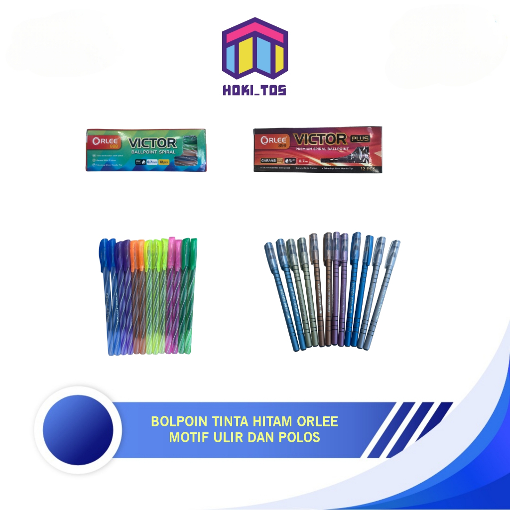 

Bolpoint Pena Tinta Hitam Model Polos 899 Dan Ulir 888 Tebal Pen Alat Tulis