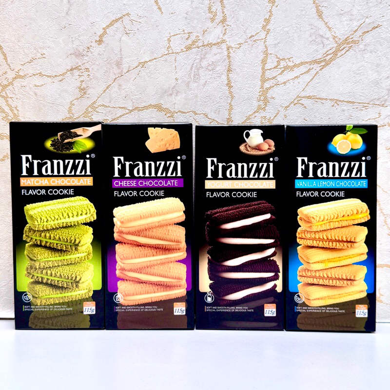 

Franzzi Cookie Matcha Yogurt Chocolate Lemon Cookies Biskuit