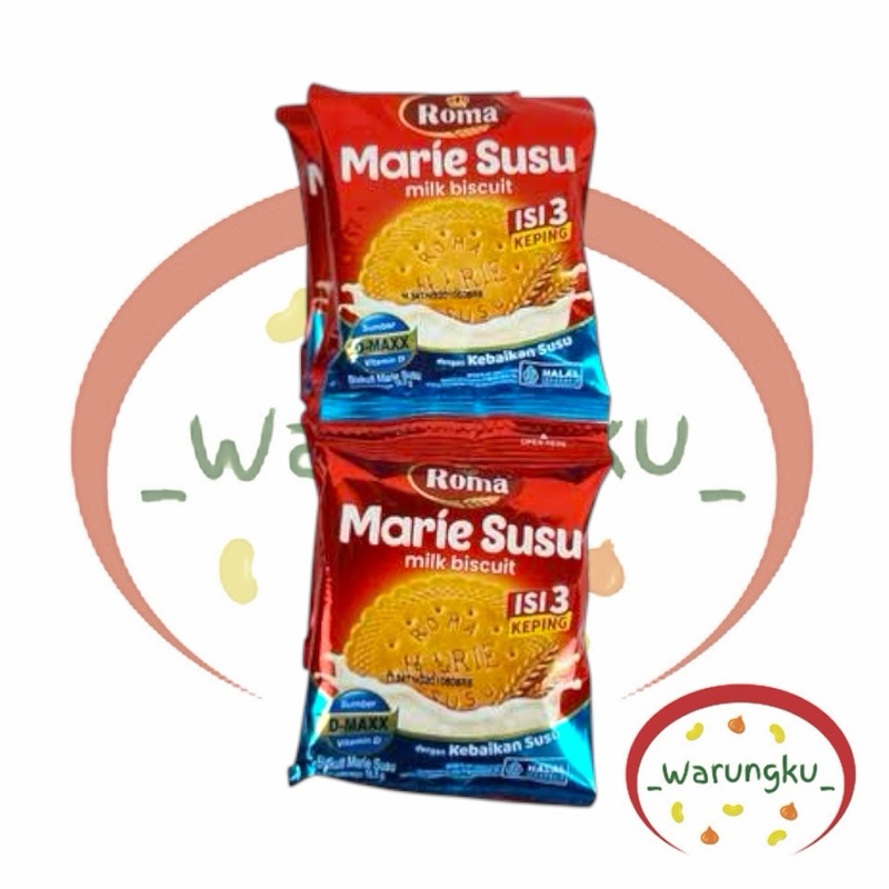 

Roma MARIE SUSU isi 3 Keping 1 Sachet Biskuit