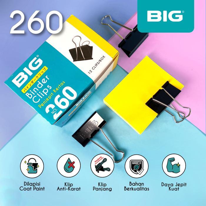 

BIG BINDER CLIP / PENJEPIT KERTAS ISI 12 / PAK