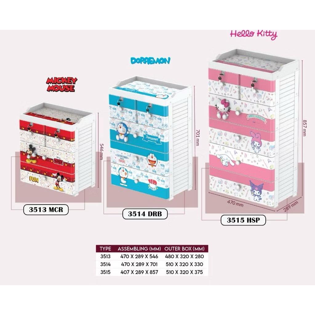 lemari plastik anak rak sepatu Pakaian Susun Plastik Persegi Rak Baju Tingkat Jumbo Serbaguna