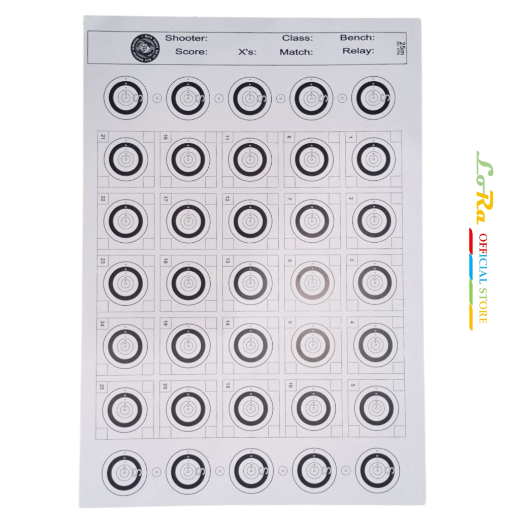 

Kertas Benchrest Internasional (25pcs)