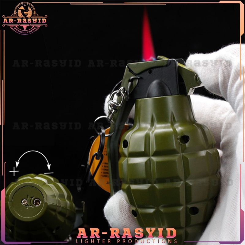 Korek Api Bara Gas Granat Green Zhong Long Lighter ZL-806