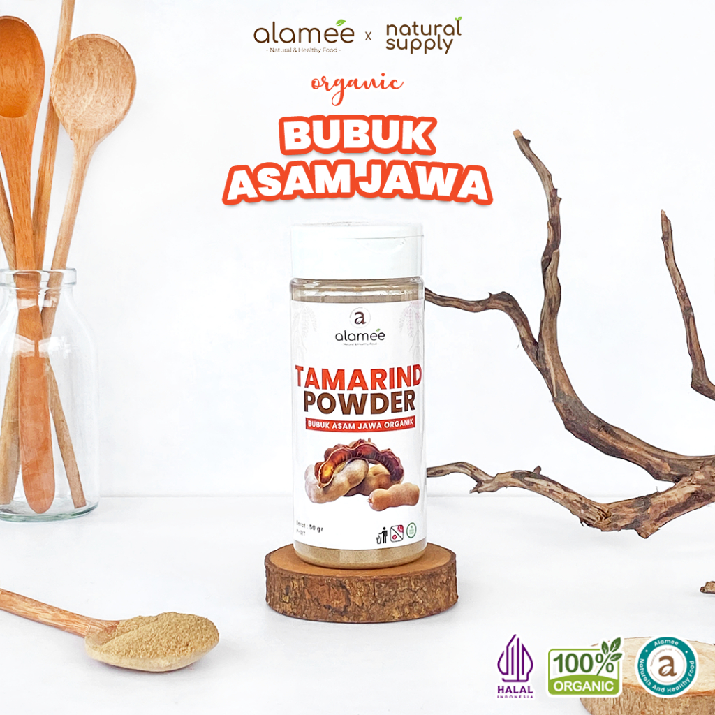 

ALAMEE Bubuk Asam Jawa Tamarind Seasoning Poweder Murni Tanpa Campuran Bumbu Masakan Dapur 80gr