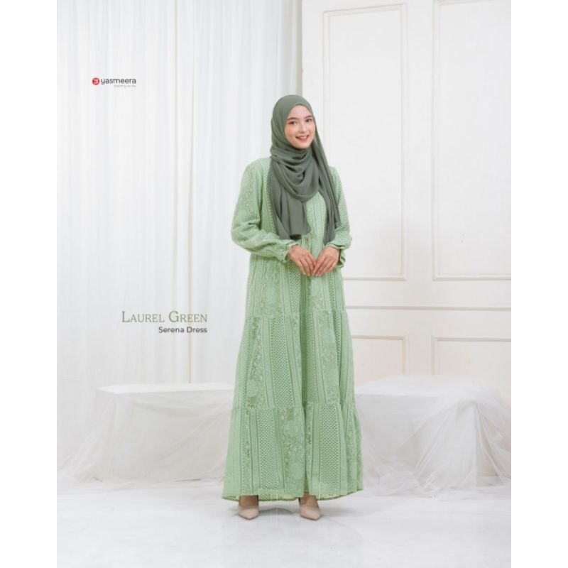 Serena Dress Yasmeera/Yasmeera Serena Dress/Gamis Serena Yasmeera/Gamis Brookat/Gamis Full Brookat/G
