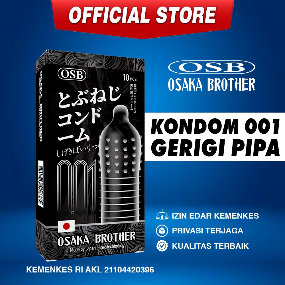 Osb Osaka Brother Condom - Kondom 001 Gerigi Pipa Tahan Lama