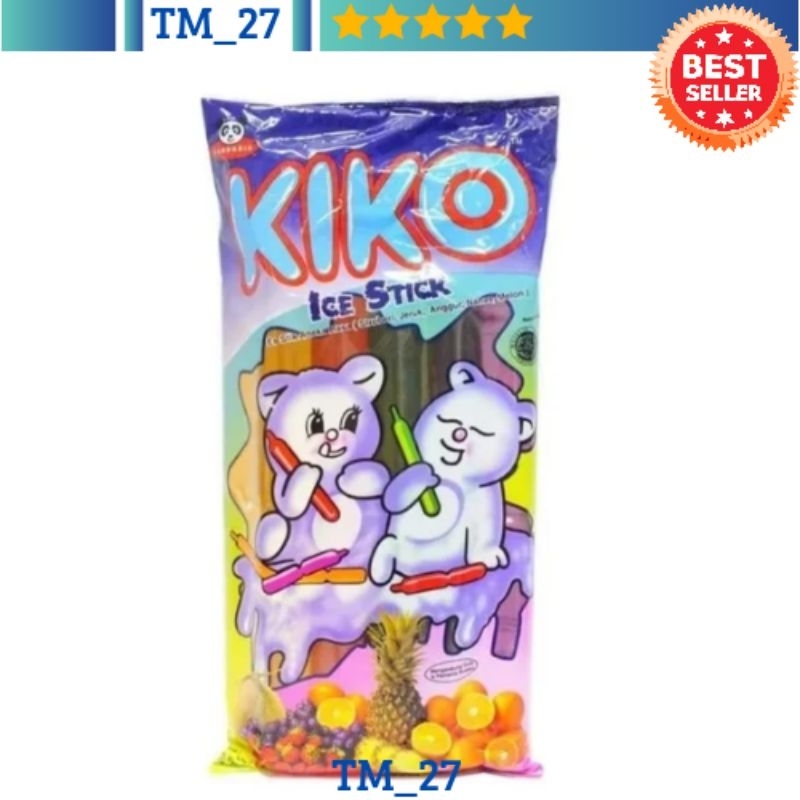 

KIKO ice stick minuman rasa aneka buah 1 pack isi 10 stick