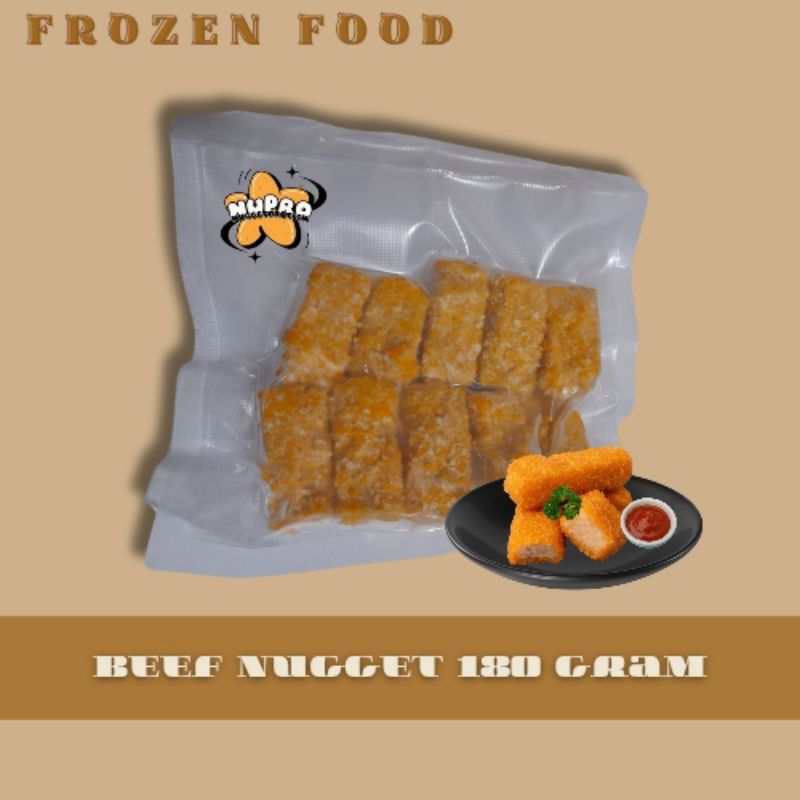 

NUPRO FROZEN FOOD BEEF NUGGET 180g