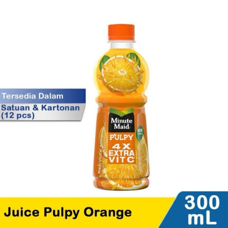 

Minuman/Manisan Juice Pulpy Orange 300ml