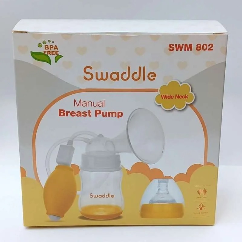Swaddle pompa asi manual simple breast PUMP