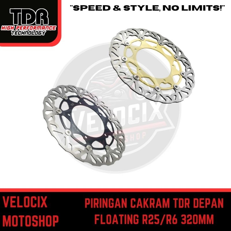 PIRINGAN CAKRAM TDR DEPAN FLOATING R25/R6 320MM