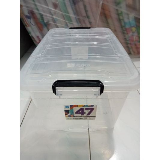 Container Box 47 Liter Bening - Box Penyimpanan  Bening - Box Container