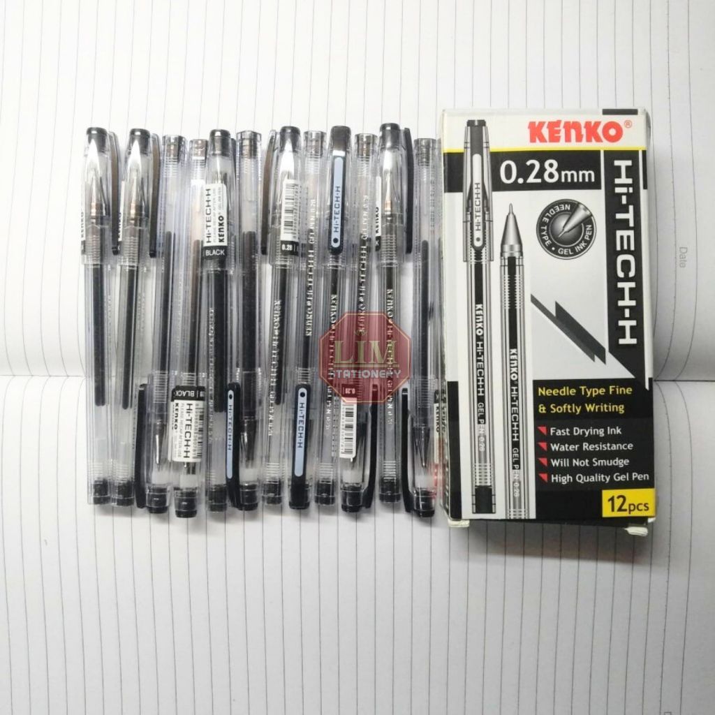 

[Whispers] Pen Pulpen Hitec Kenko 0.28mm 1pack/12pcs Ujung Jarum
