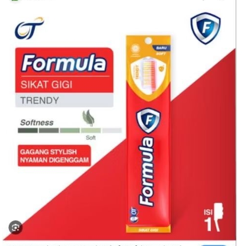 sikat gigi formula trendy bling1pcs soft