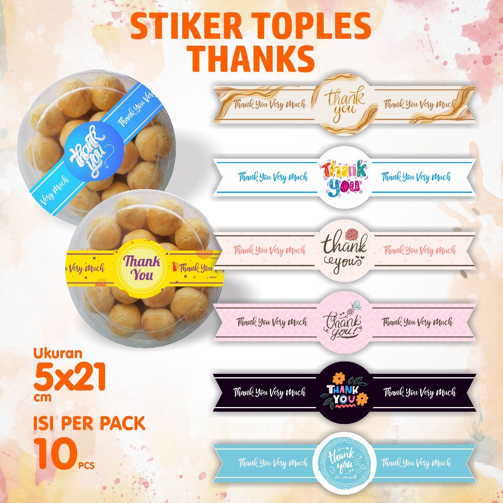 

Sticker Toples Thanks - Stiker Terimakasih - stiker thanks