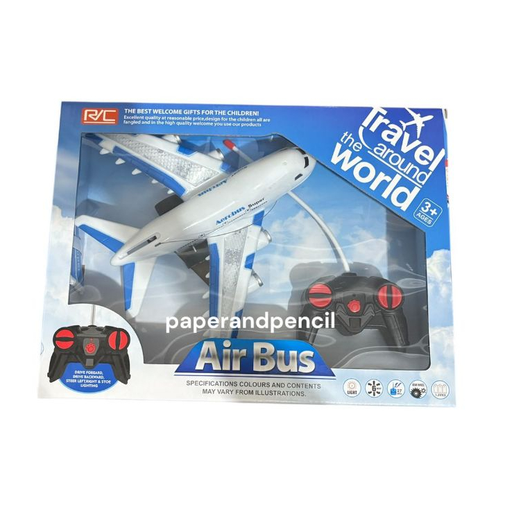 Mainan Anak Pesawat REMOTE CONTROL MURAH / Pesawat Terbang Airbus RC