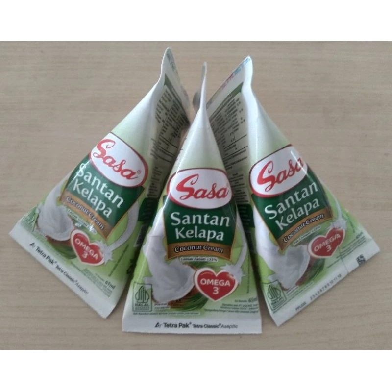 

Sasa Santan Ciar 65ml Santan Sasa Segitiga Santan Cair Kemasan Sasa Santan Kelapa