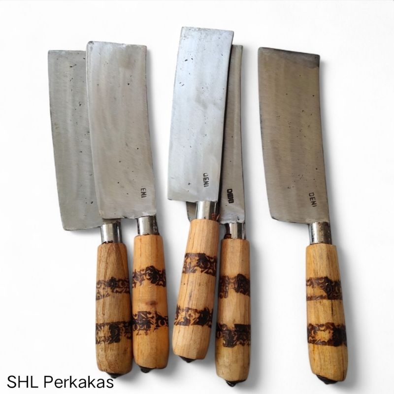 PISAU CACAH DAGING BAJA PER BILAH TEMBUS GAGANG - PISAU DAGING TULANG PISAU PANDE SEPUHAN TUA CAP DE