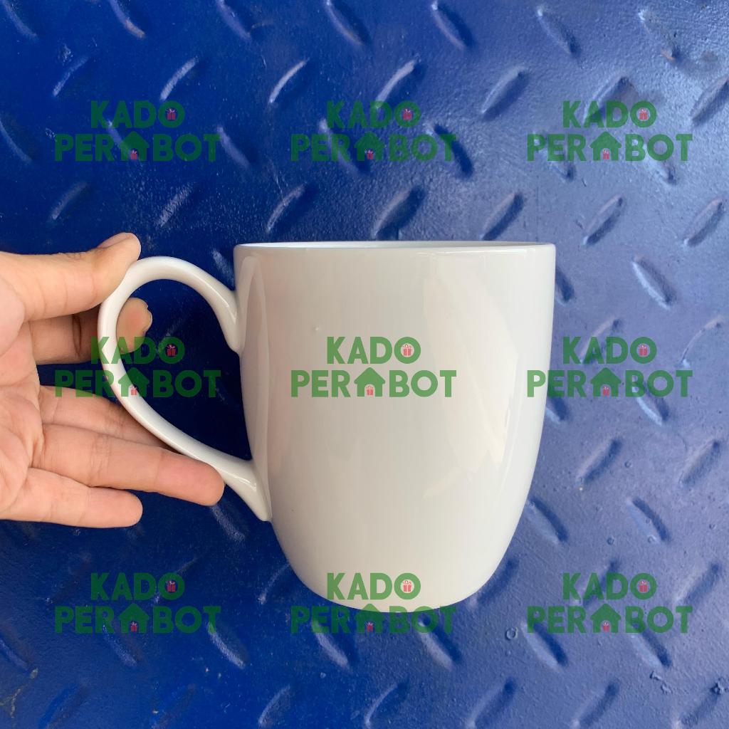 Mug Keramik Polos MG14-Mug Keramik Cantik-Cangkir Putih Polos