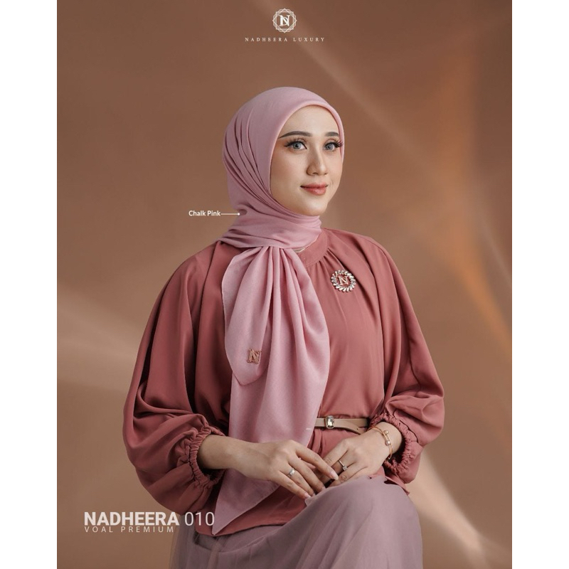 NADHEERA 010 hijab segiempat Nadheera luxury