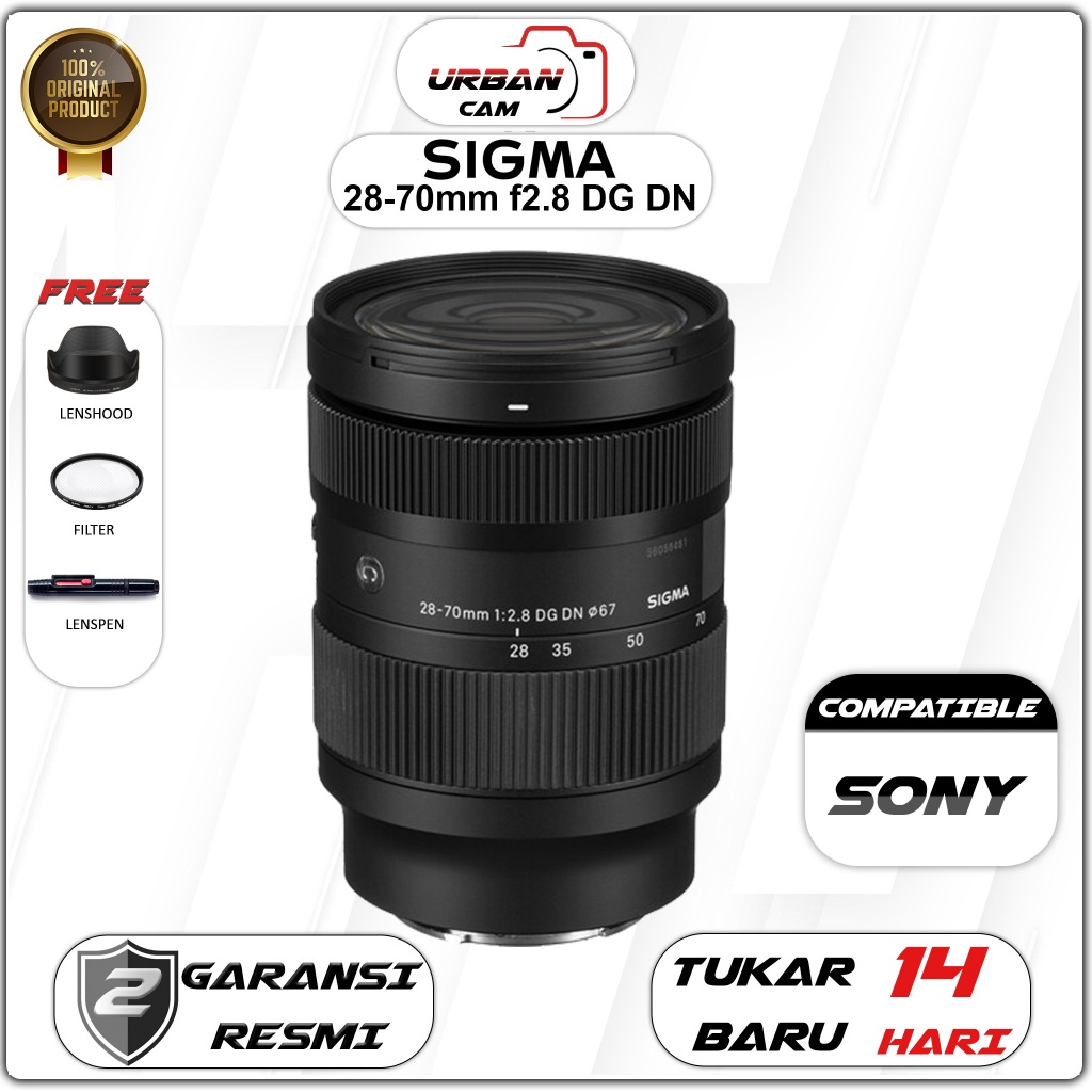 Sigma 28-70mm f2.8 DG DN Contemporary for Sony FULL FRAME / Sigma 28 70mm f2.8 DG DN for Sony E