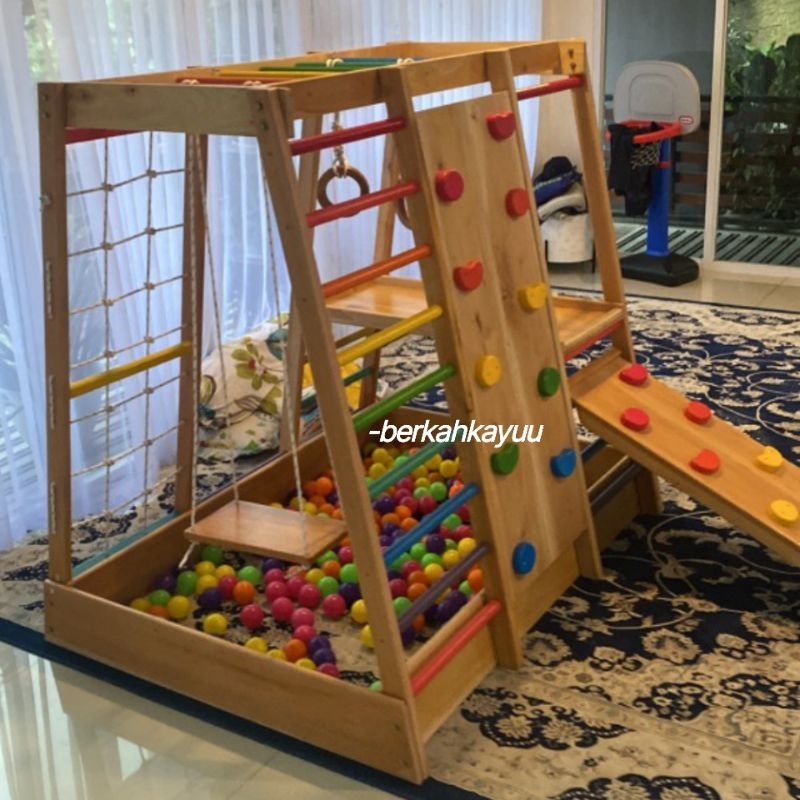 Mainan anak brakiasi warna warni fullset bak mandi bola