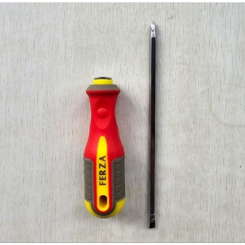 obeng kombinasi gagang karet 6 inch fersa