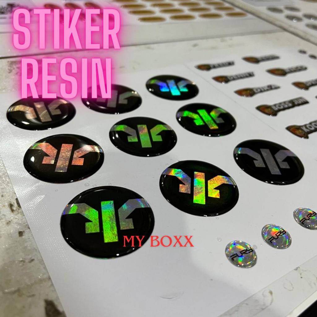 

stiker timbul Logo timbul Resin