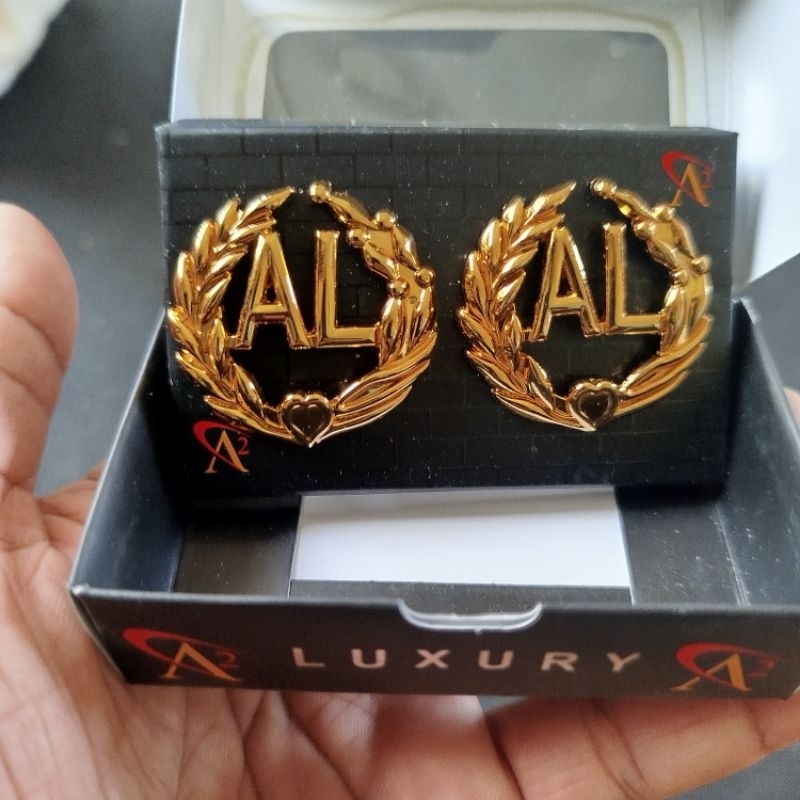 super exclusive pin kerah tni al monogram akademi