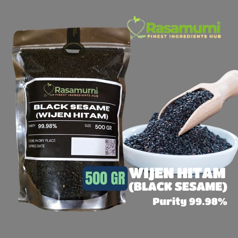 

WIJEN HITAM ( BLACK SESAME) NATURAL 500 GR