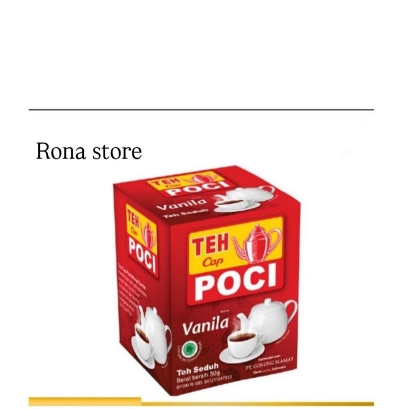 

Teh Poci Vanilla Bubuk 1 Pack isi 10 kotak