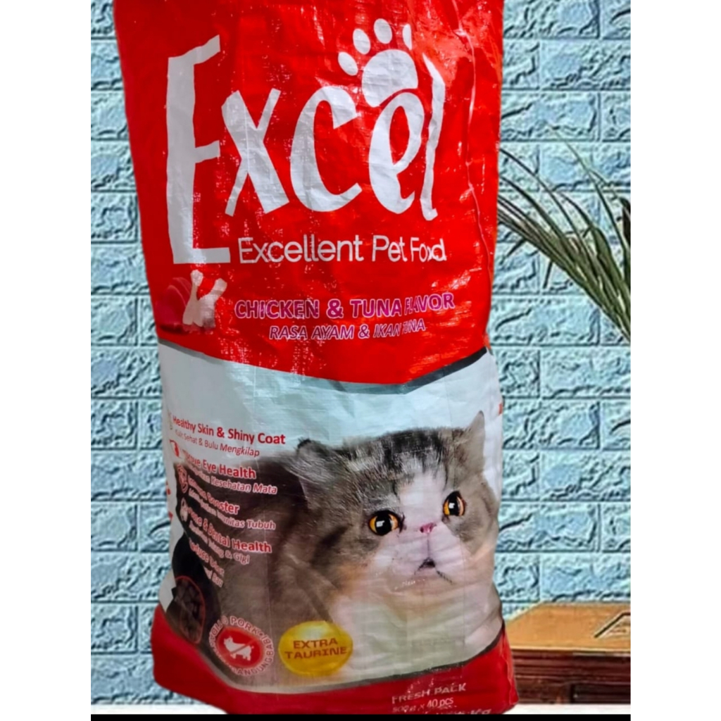 

Excel Segitiga 20kg isi 40 pcs